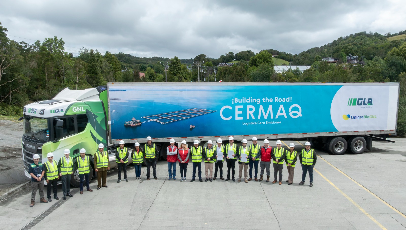 Tractocamión biocombustible