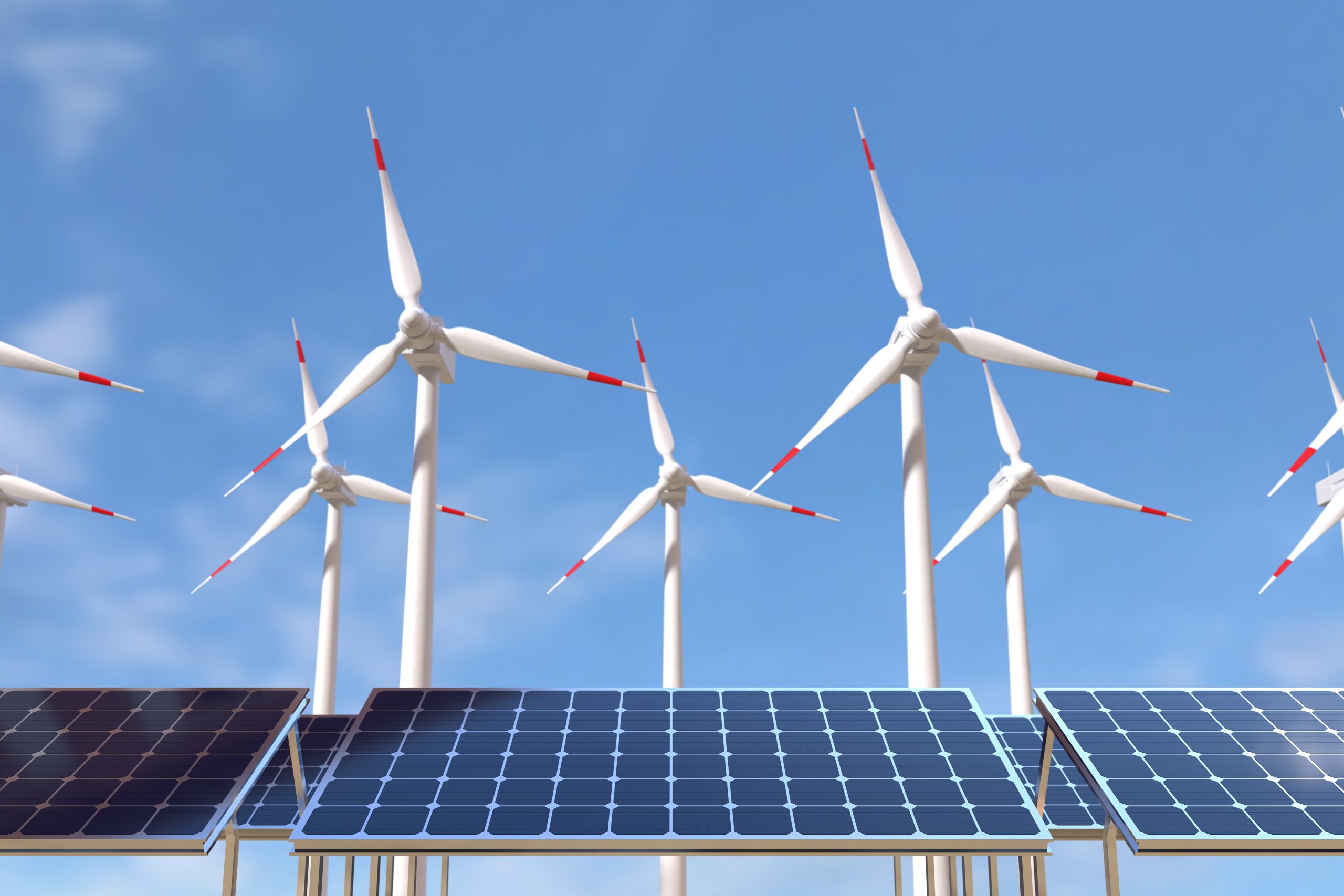 energía renovable y paneles solares
